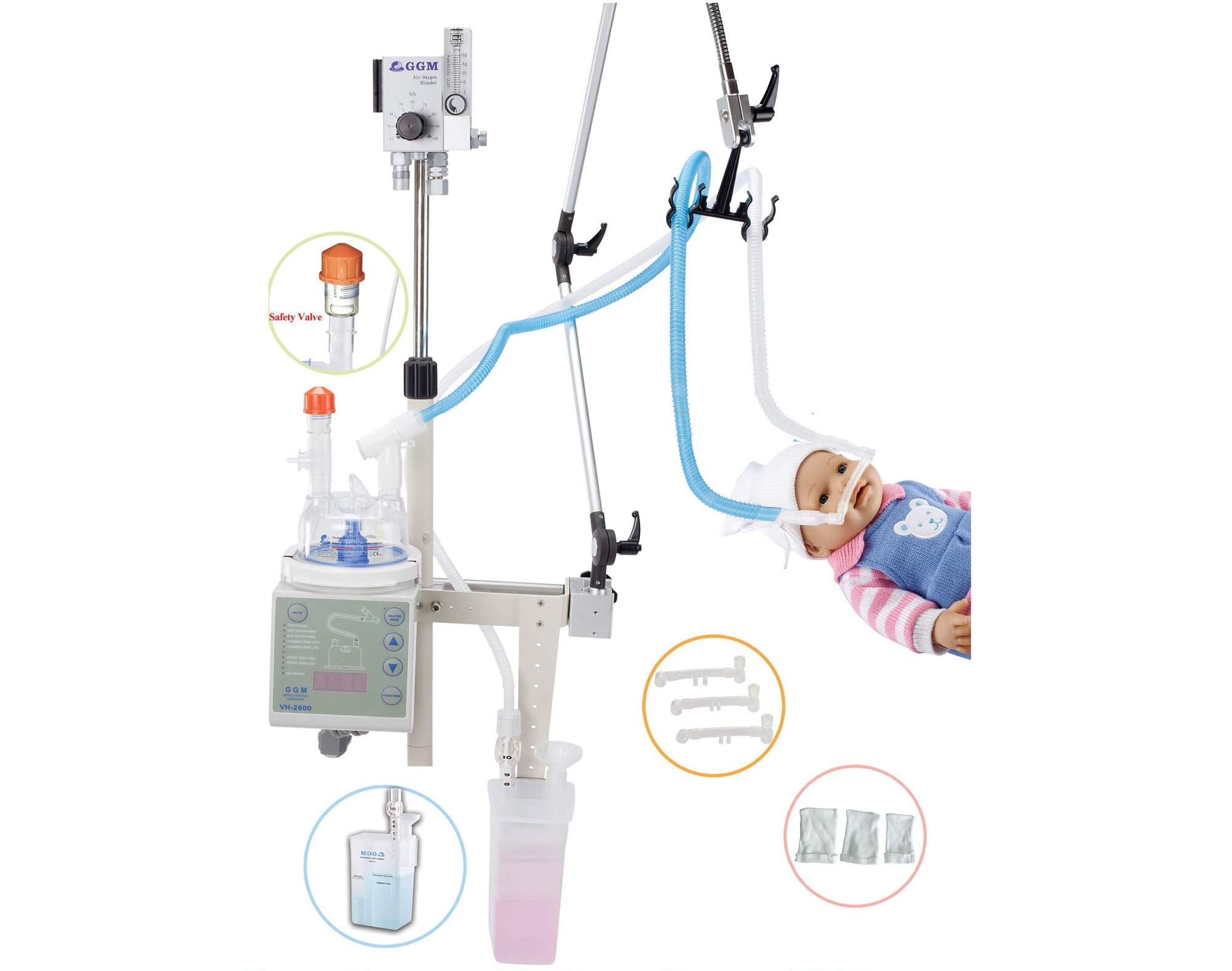 VN-BC01 Bubble CPAP System