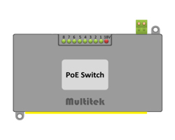 SWITCH8-PoE PoE 8 port Ethernet Switch
