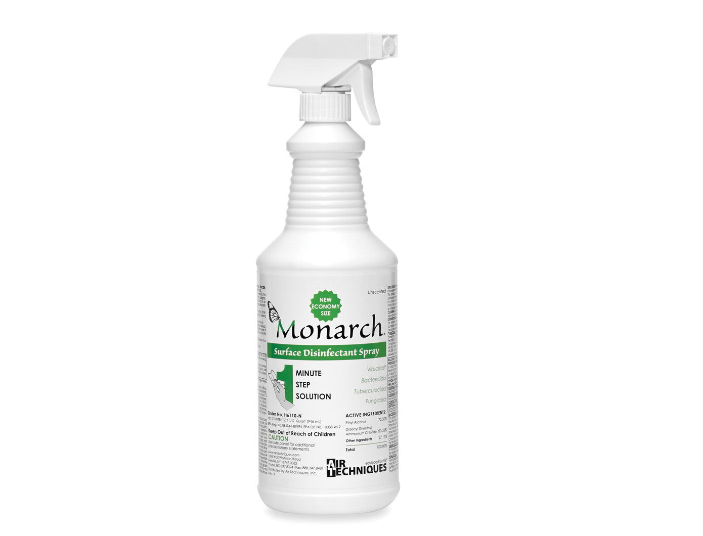 Monarch surface disinfectant spray