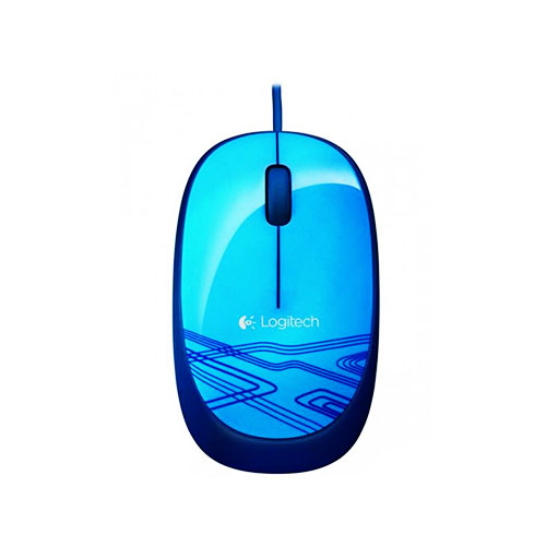Logitech m105 wired mouse- blue (910-003114)