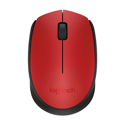 Logitech m171 wireless mouse red (910-004641)
