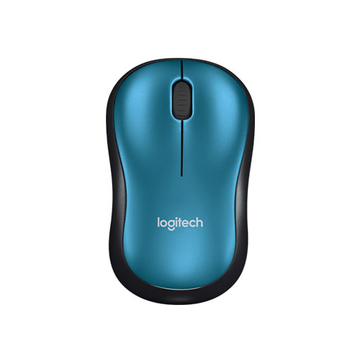 Logitech m185- wireless mouse - blue (910-002236)