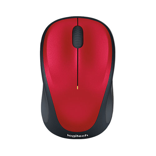 Logitech m235 wireless mouse - red (910-002496)