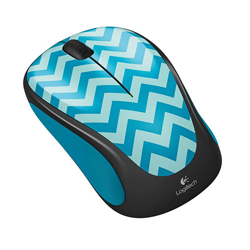 Logitech m238 wireless mouse  play collection  teal chevron (910-004520)