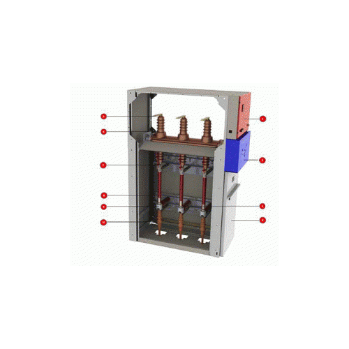 Umhd 02 rotary disconnector+fuse combination transformer protection cubicle