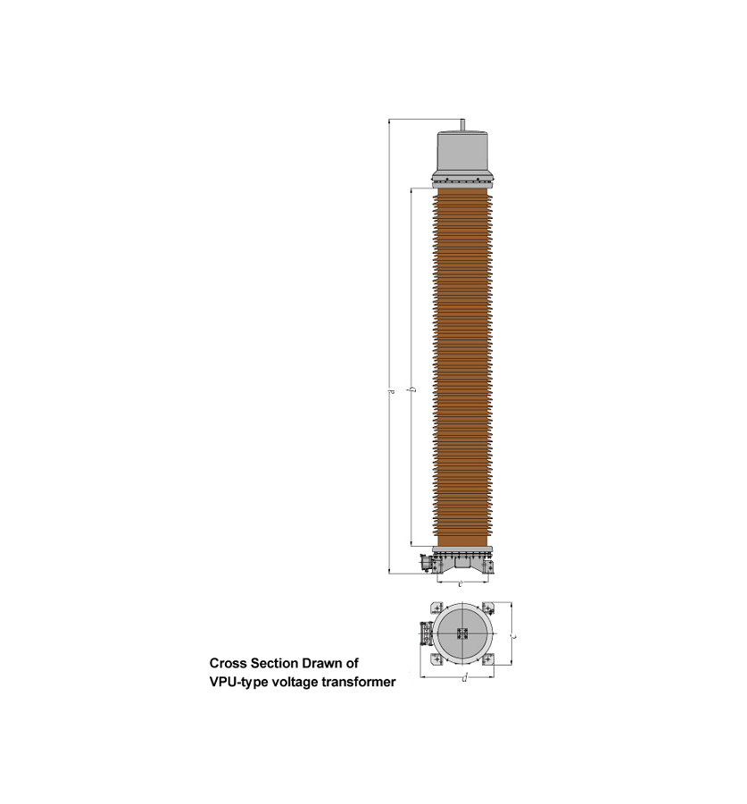 Vpu-type inductive voltage transformer