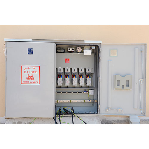 Street lighting control cabinets and light pole cut outs