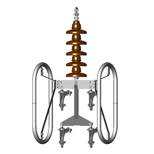 400 kv single suspension for quad (4) conductors (drop type)