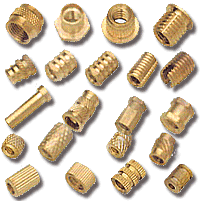 Brass inserts for pvc moulding parts & conduits