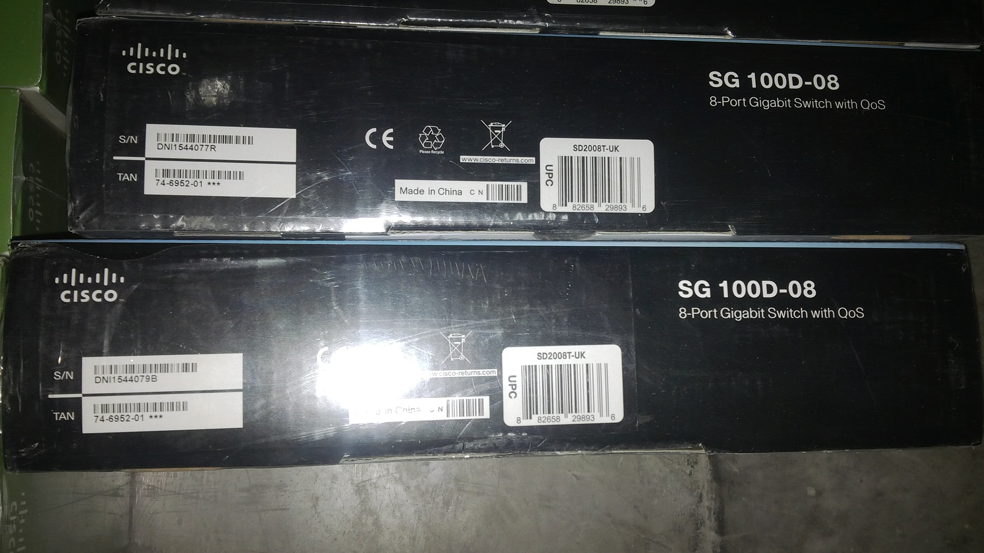 Linksys cisco sg-100 8port switch for sale