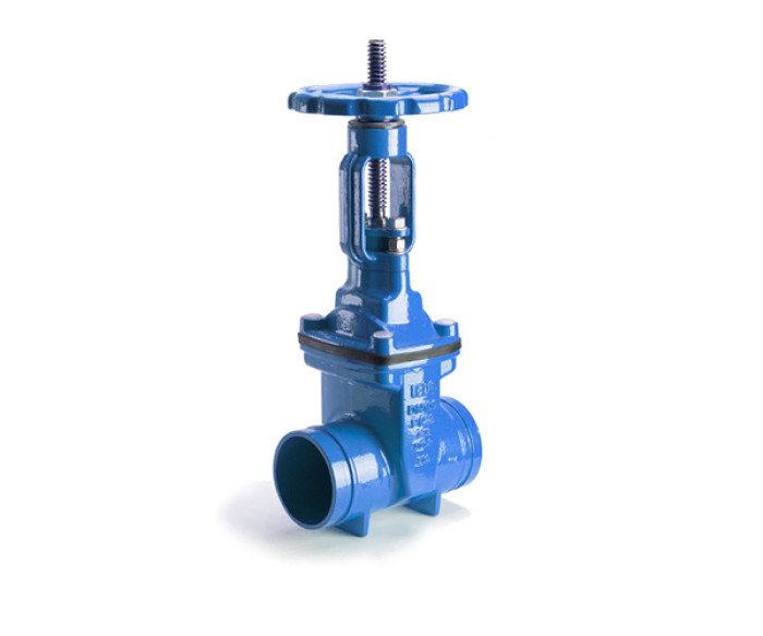 Seated os&y gate valve-grooved end
