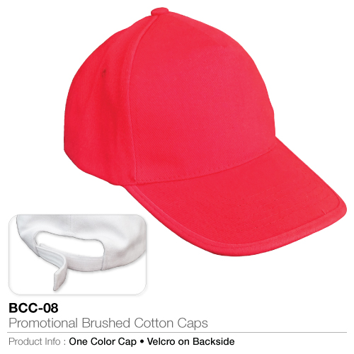 Promotional brushed cotton cap  (bcc-08)