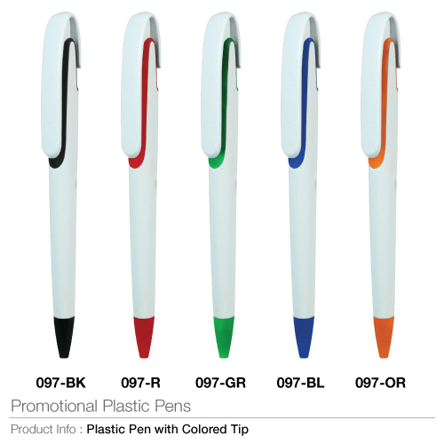 Promotional plastic pens 097