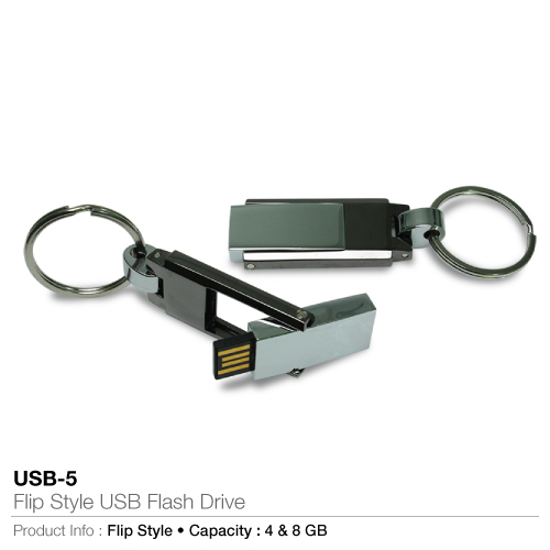 Flip style usb flash drive (usb-5)