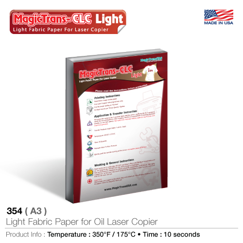 Light fabric paper for oil laser copier 354 (a3)