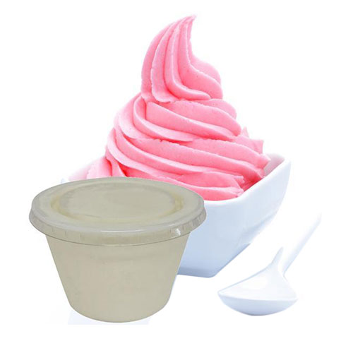 Frozen yogurt portions
