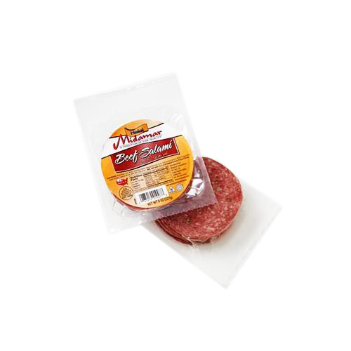 Halal beef cotto salami